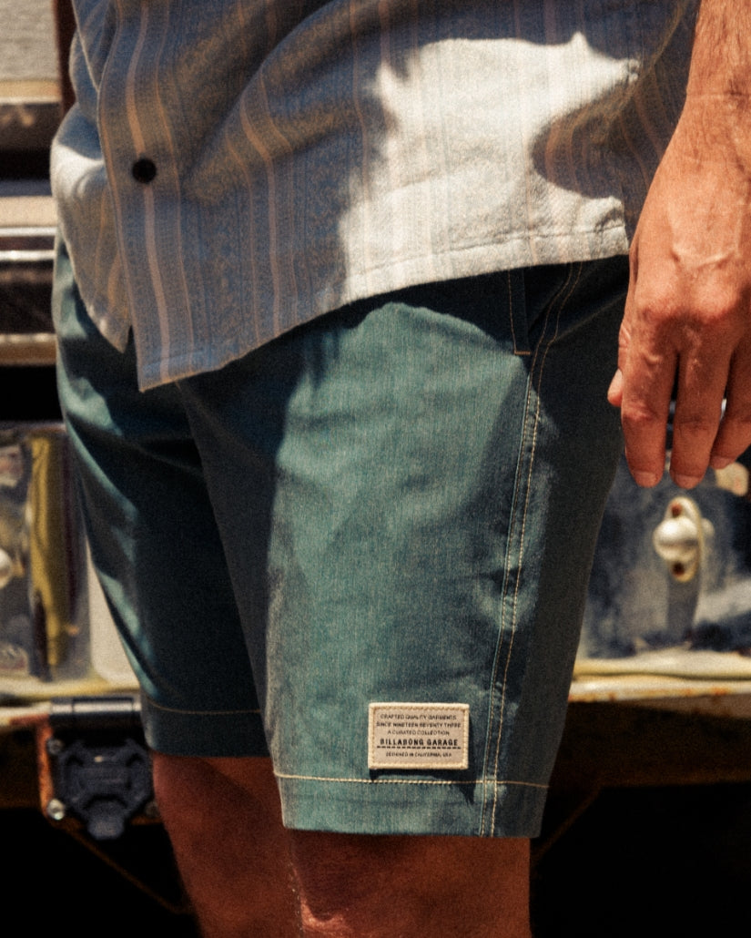 Billabong Austin Garage Lo Tides 19 Boardshorts - Teal