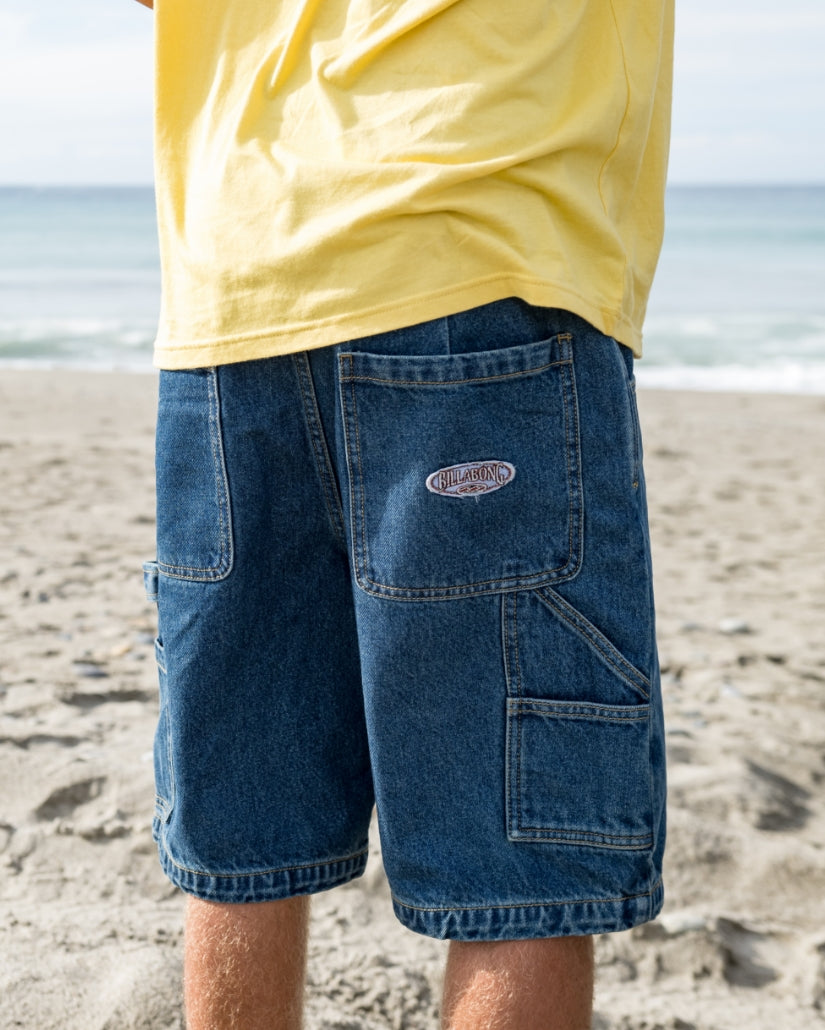 Billabong Bad Dog Workwear Shorts - Ocean Wash