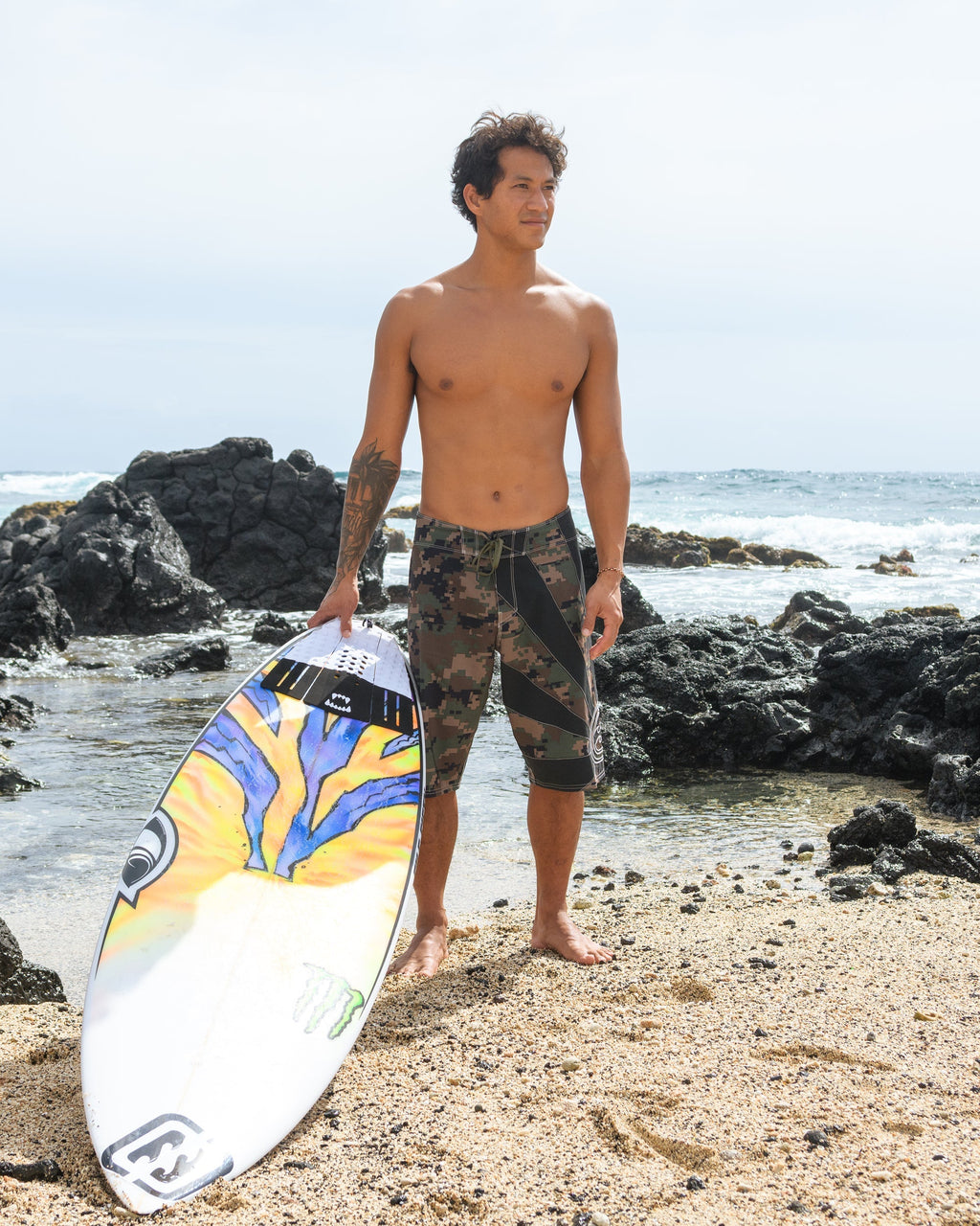 Billabong A.I. Rising Sun Pro 22 Boardshorts - Dark Olive