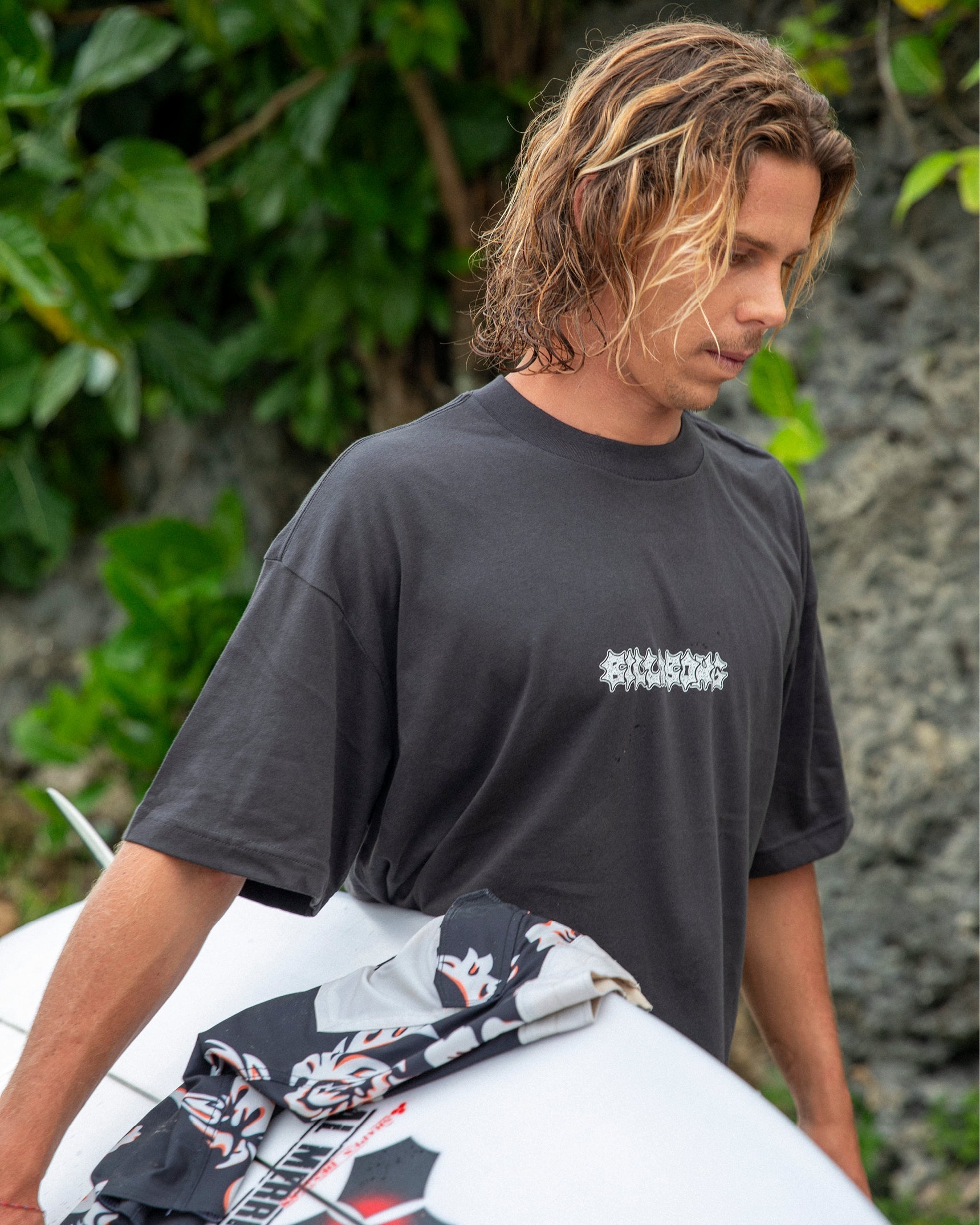 Billabong Marrow OG Short Sleeve Knit T-Shirt - Washed Black