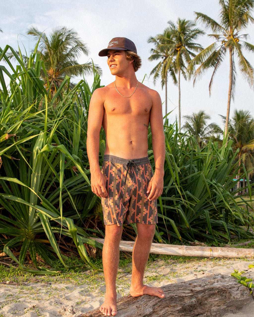 Billabong Good Times Lo Tide 17 Boardshorts - Rust