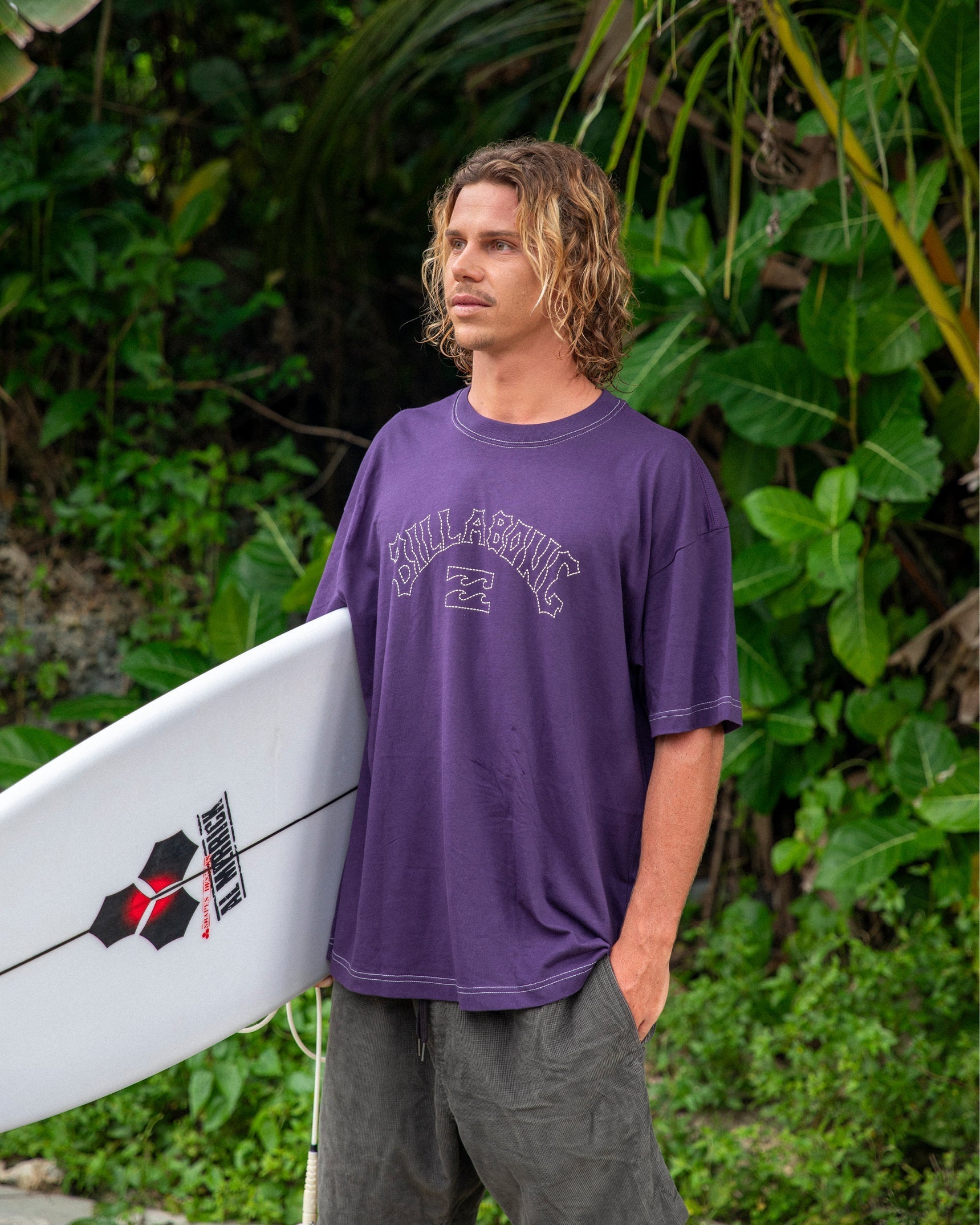 Billabong Dash OG Short Sleeve Knit T-Shirt - Purple Velvet
