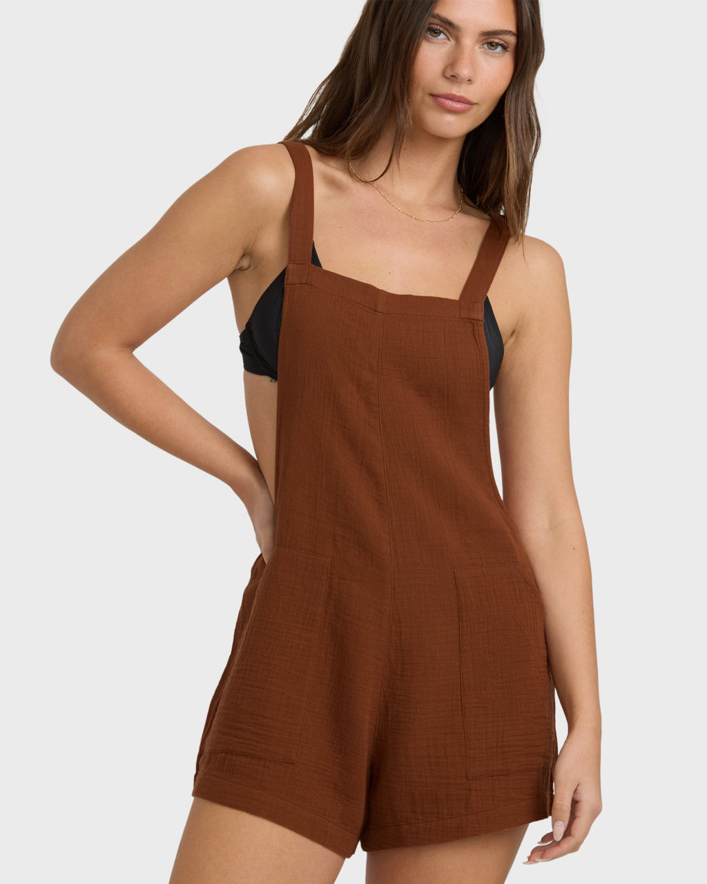 Billabong Beach Crush Romper - Cowhide