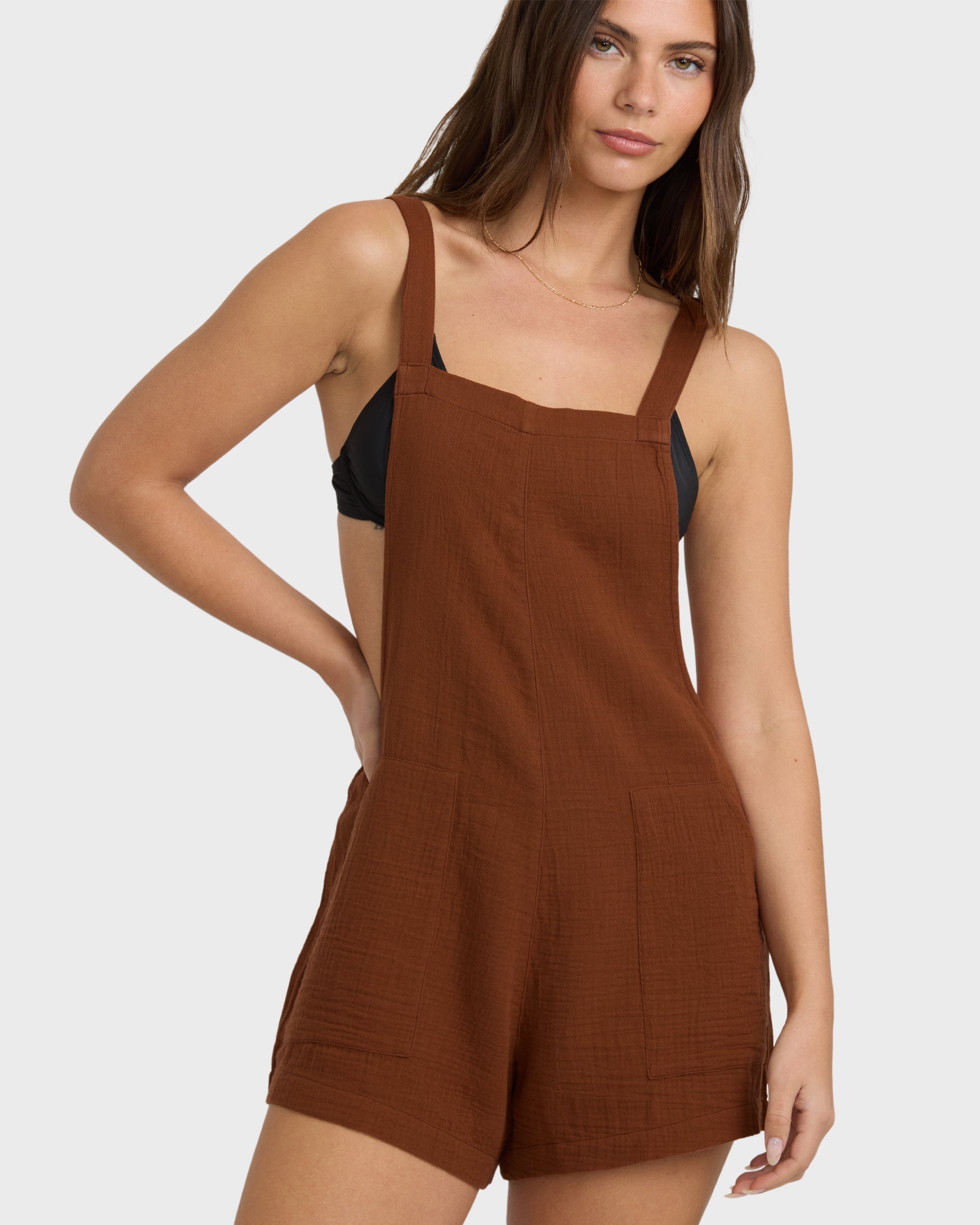 Billabong Beach Crush Romper - Cowhide