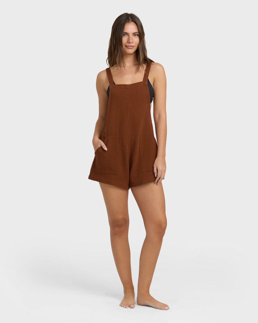Billabong Beach Crush Romper - Cowhide