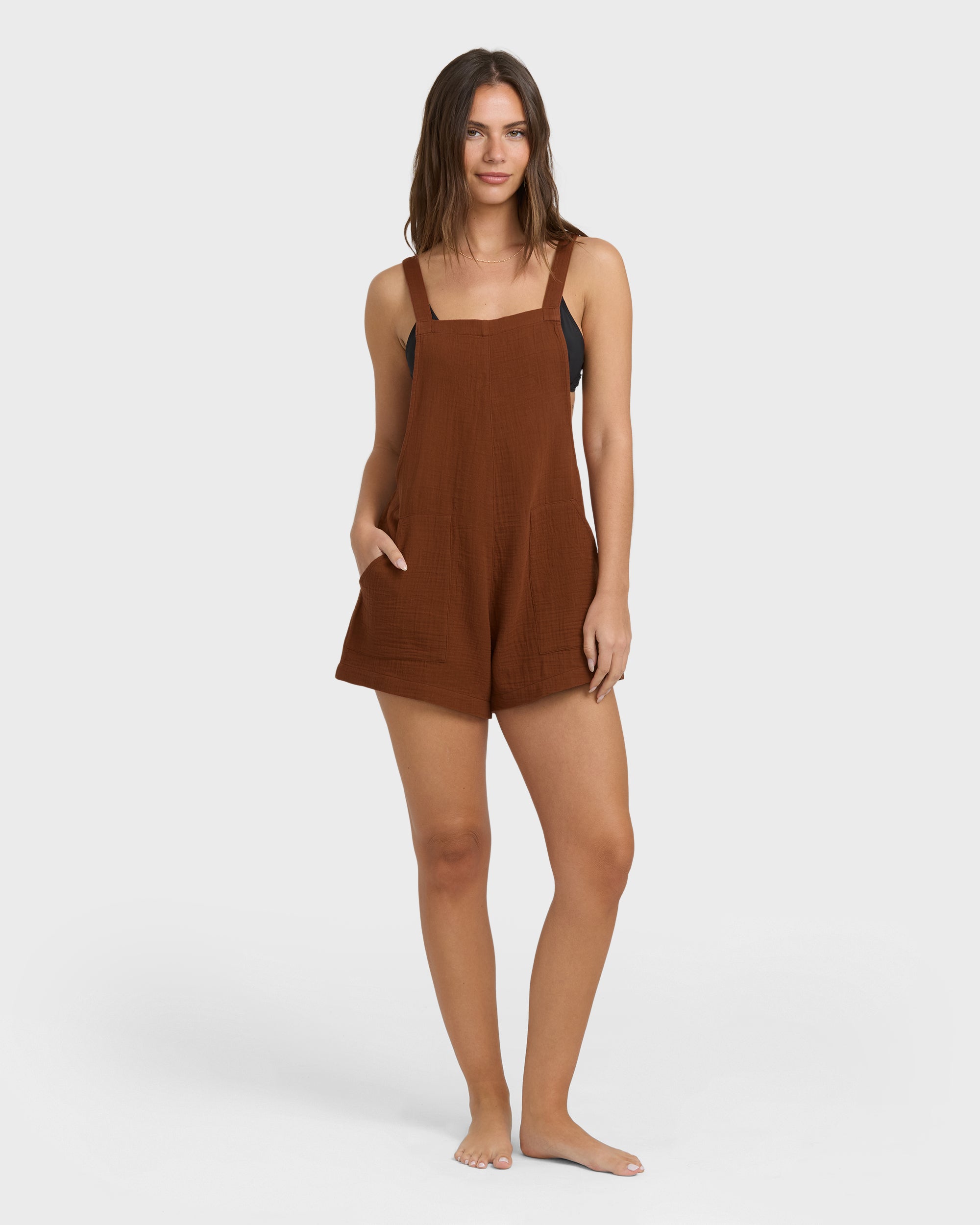 Billabong Beach Crush Romper - Cowhide