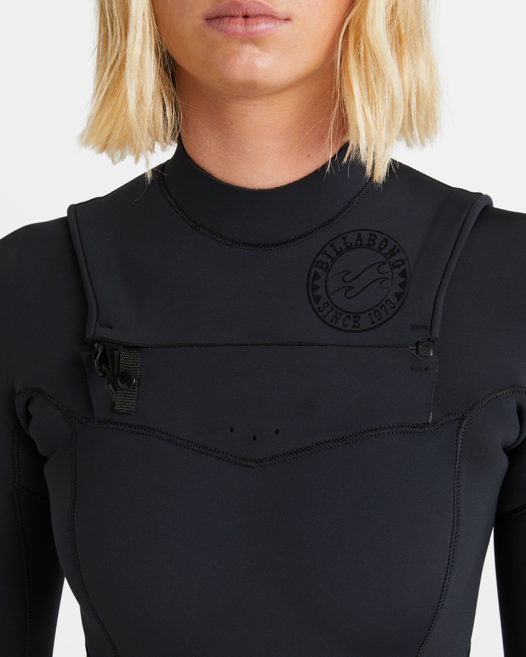 Billabong 4/3mm Salty Dayz Natural Upcycler GBS Chest Zip Wetsuit - Black