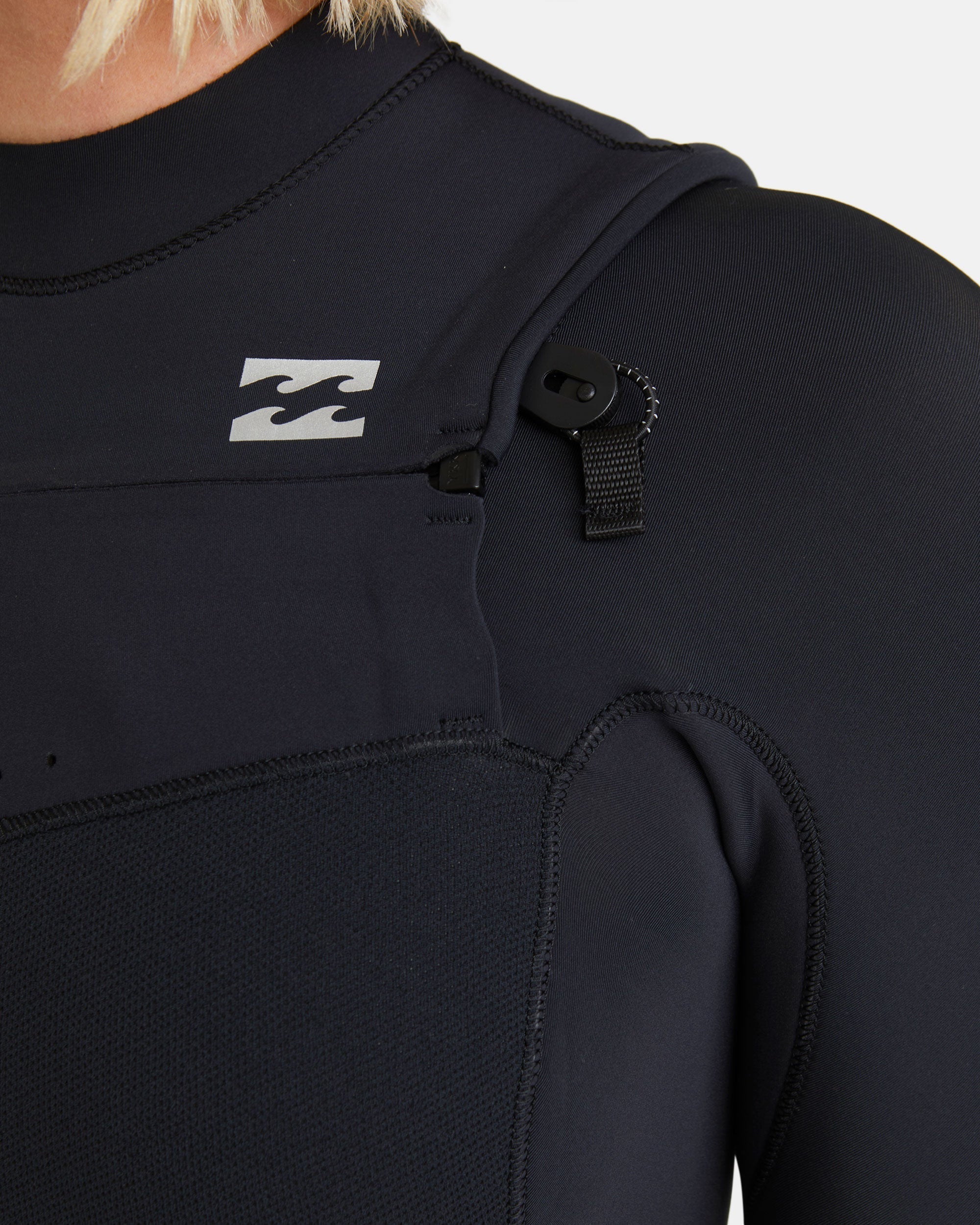 Billabong 3/2mm Furnace Natural GBS Chest Zip Fullsuit - Black Tiki