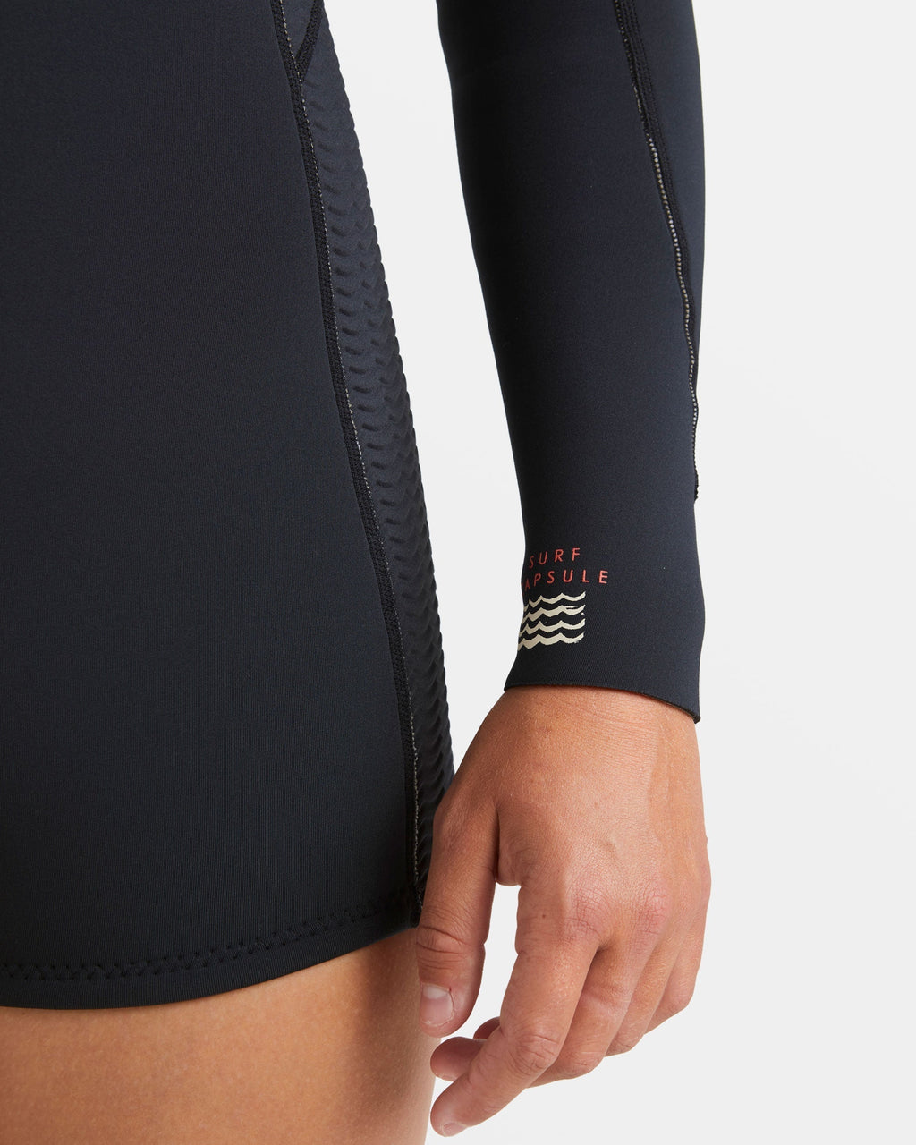 Billabong 2/2mm Spring Fever Natural Upcycler Flatlock Back Zip Long Sleeve Springsuit - Black