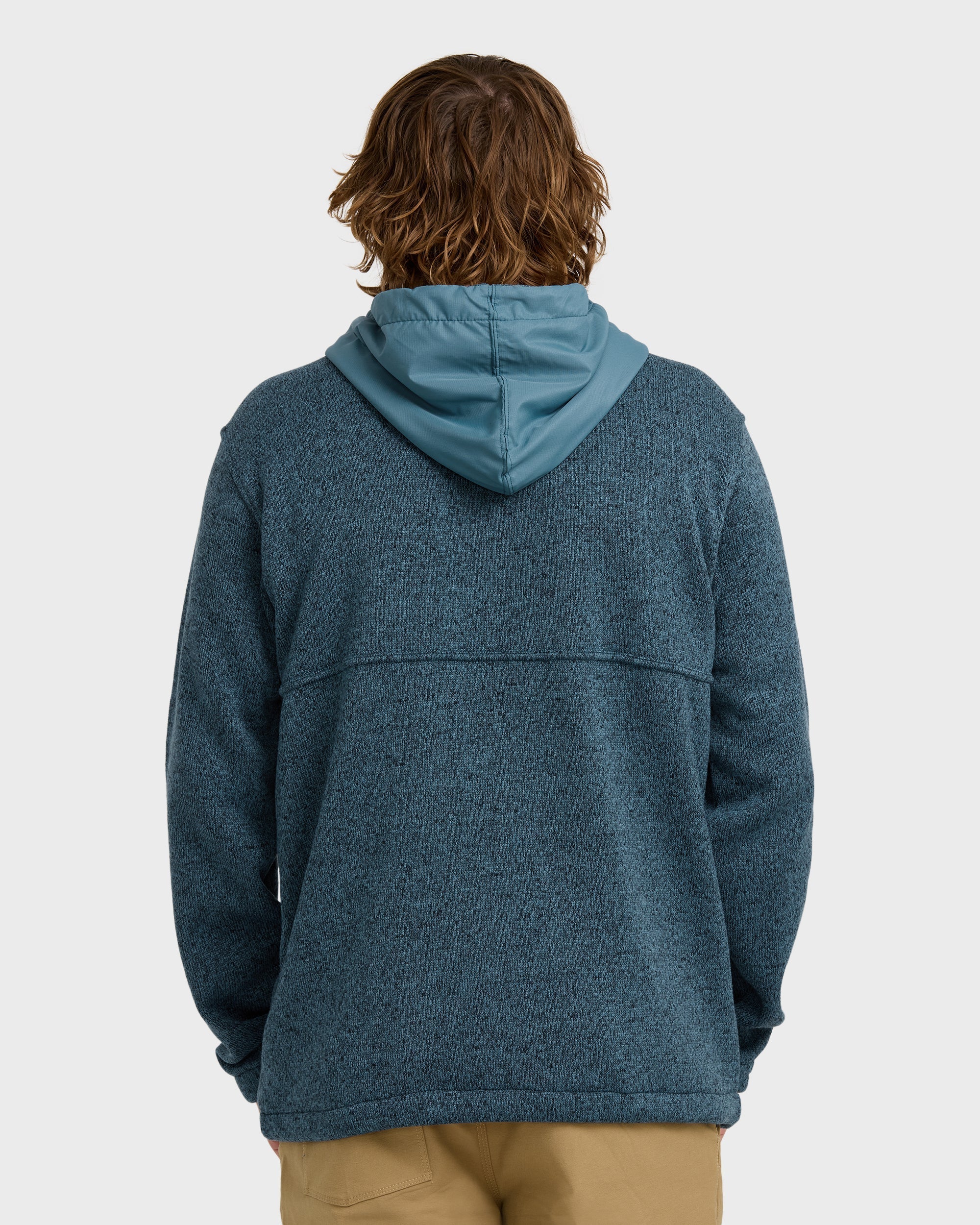 Billabong A/Div Boundary Hooded Half-Zip Pullover - Real Teal