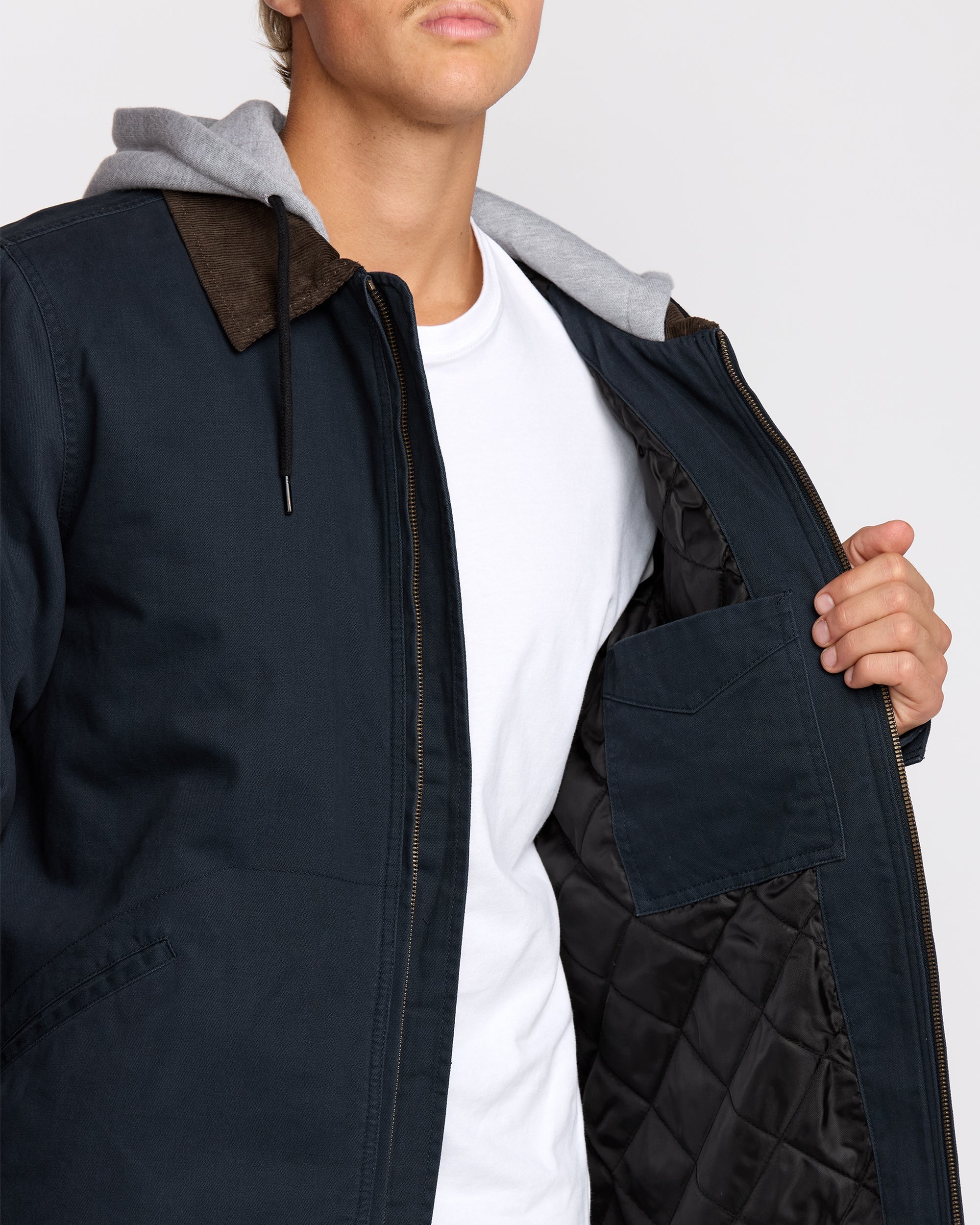 Billabong A/Div Barlow Hooded Jacket - Navy