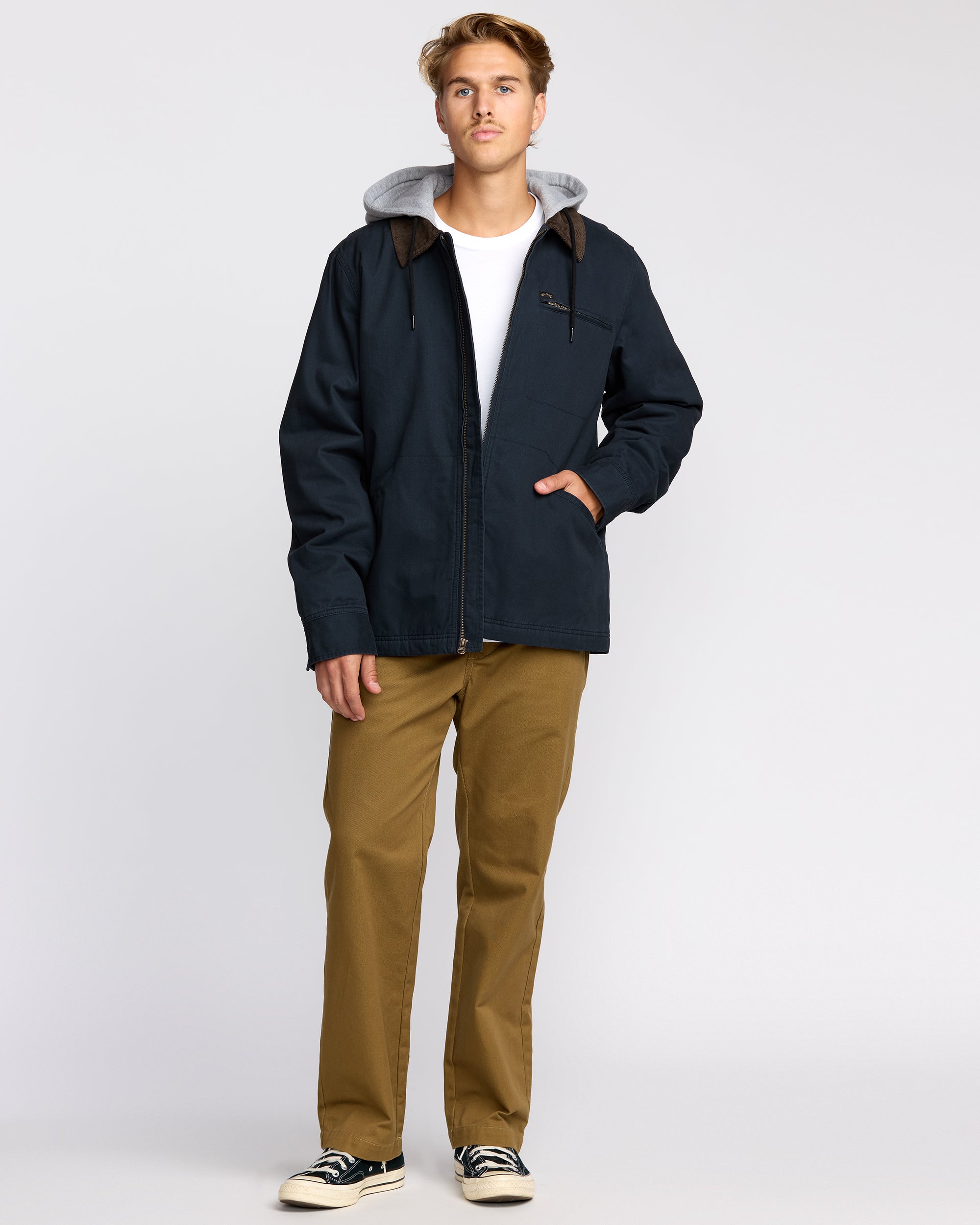 Billabong A/Div Barlow Hooded Jacket - Navy