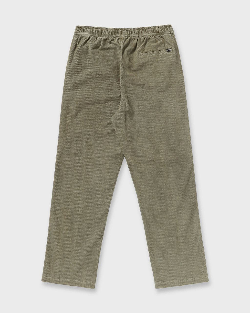 Billabong Larry Elastic Waist Corduroy Pants - Green Ash