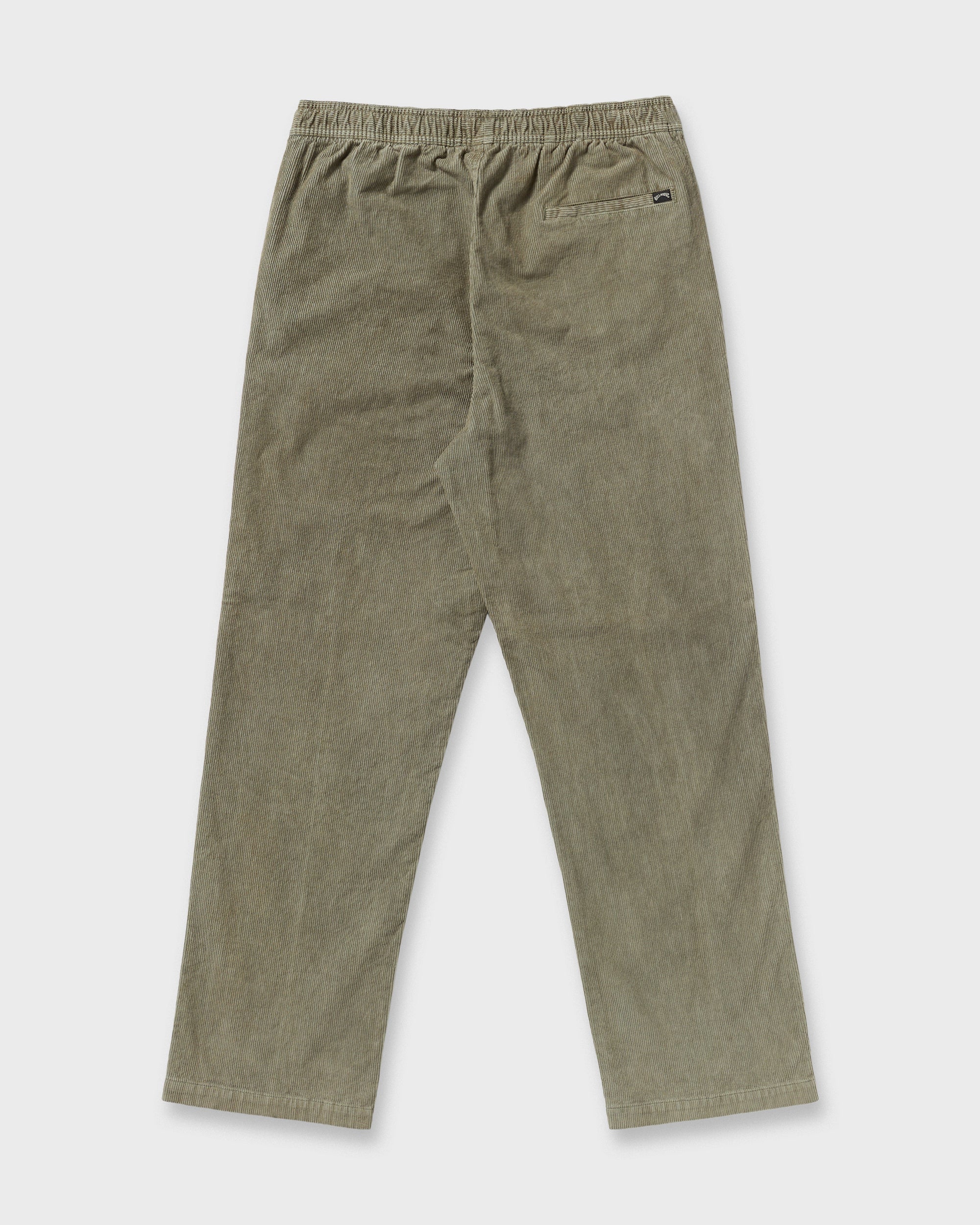 Billabong Larry Elastic Waist Corduroy Pants - Green Ash