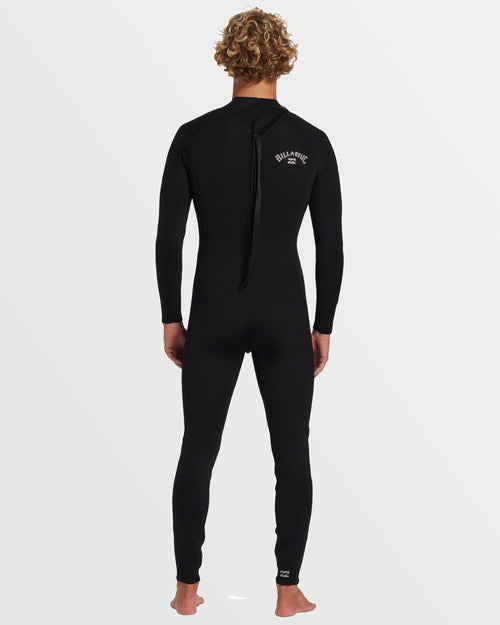 Billabong 4/3mm Foil GBS Back Zip Wetsuit - Black