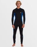 Billabong 4/3mm Foil GBS Back Zip Wetsuit - Mid Blue