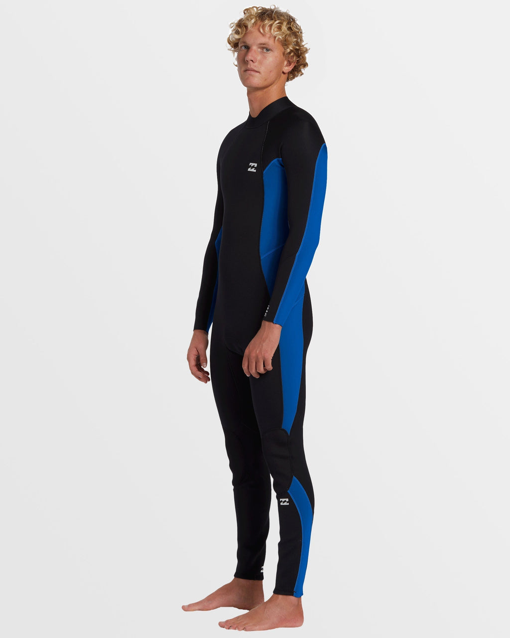 Billabong 4/3mm Foil GBS Back Zip Wetsuit - Mid Blue