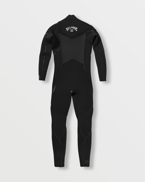 Billabong 4/3mm Absolute Natural+ Upcycler Welded Chest Zip Wetsuit - Black