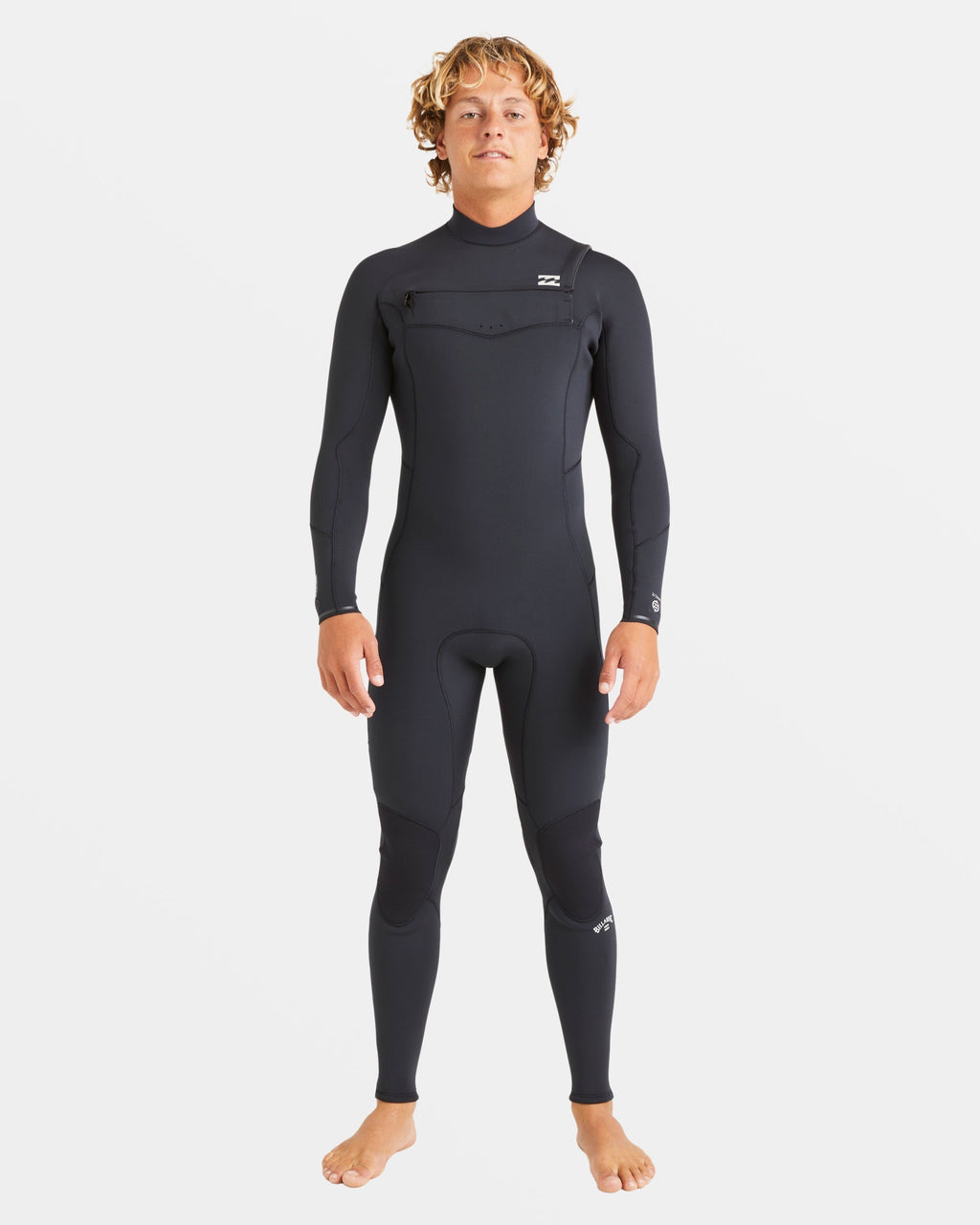 Billabong 3/2mm Absolute Natural Upcycler GBS Chest Zip Wetsuit - Black