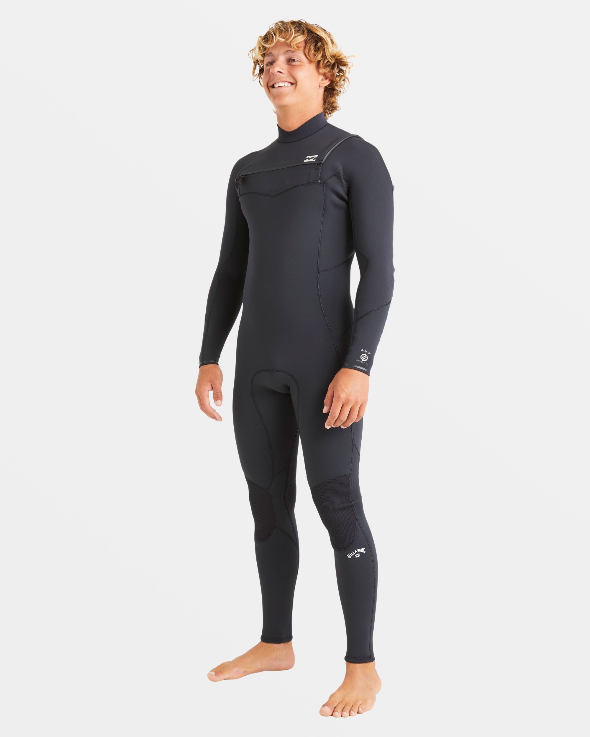 Billabong 4/3mm Absolute Natural Upcycler GBS Chest Zip Wetsuit - Black