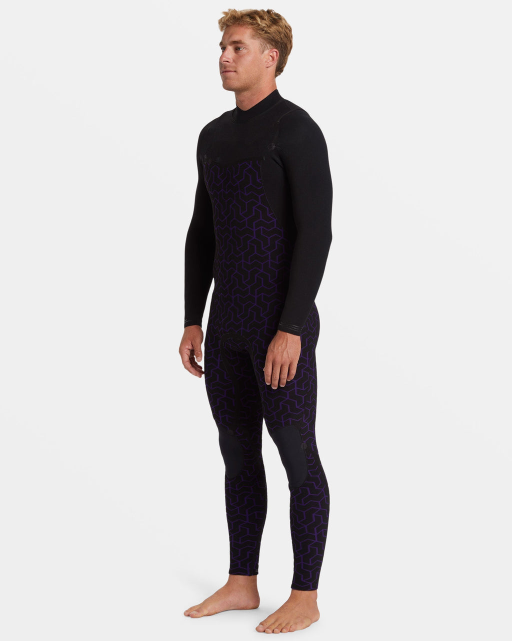 Billabong 3/2mm Furnace Natural Upcycler GBS Chest Zip Wetsuit - Black