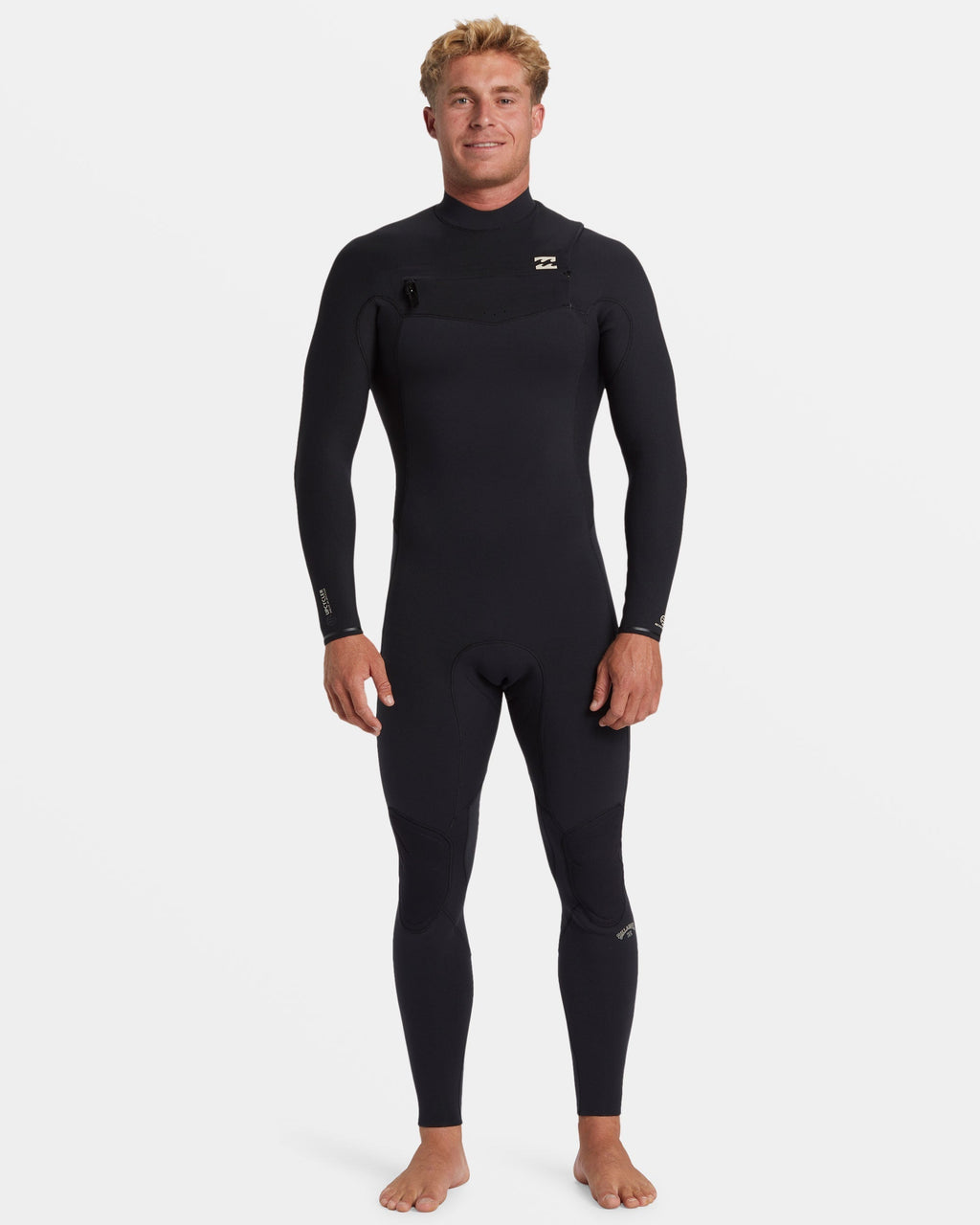 Billabong 3/2mm Revolution Natural Upcycler GBS Chest Zip Wetsuit - Black