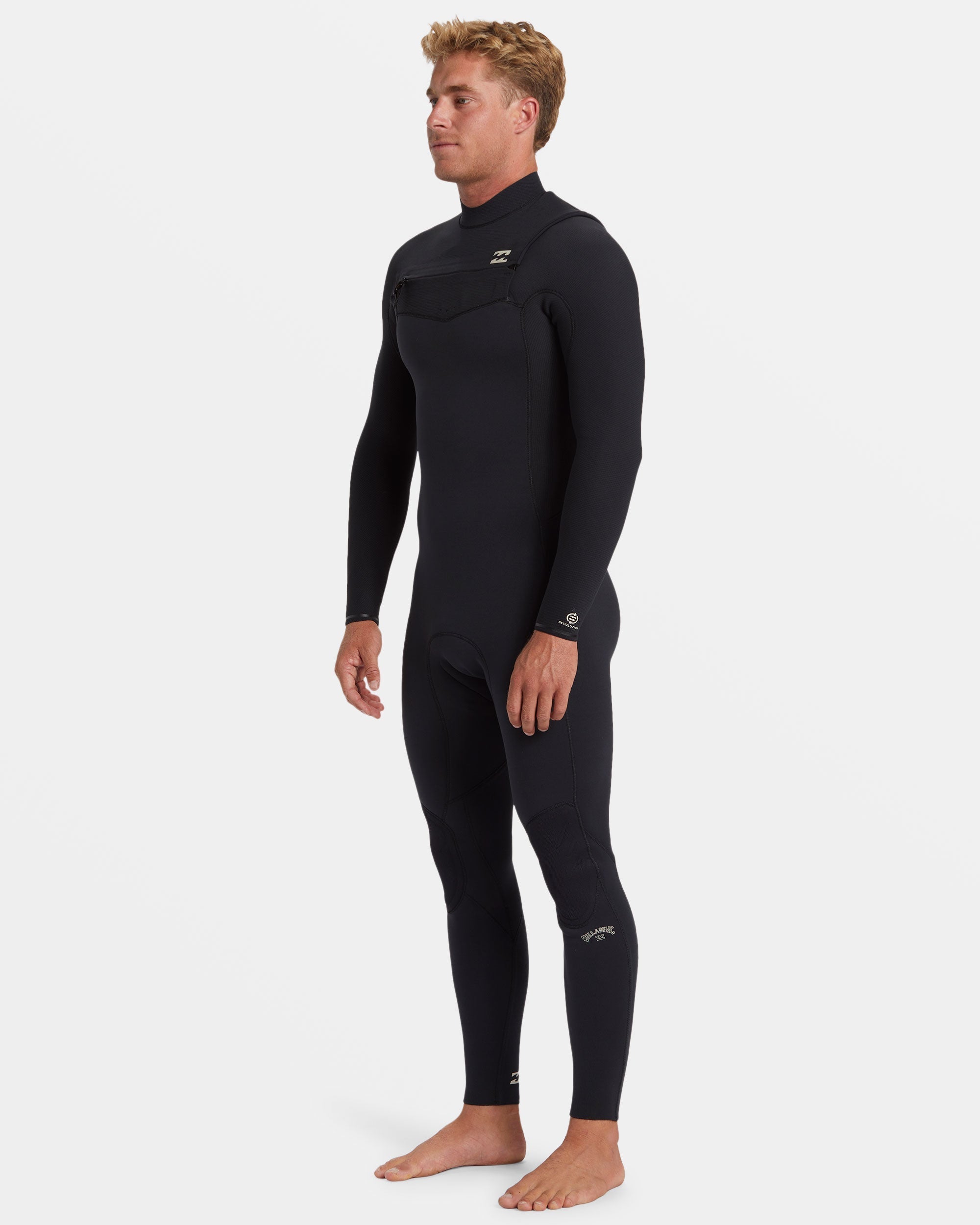 Billabong 3/2mm Revolution Natural Upcycler GBS Chest Zip Wetsuit - Black