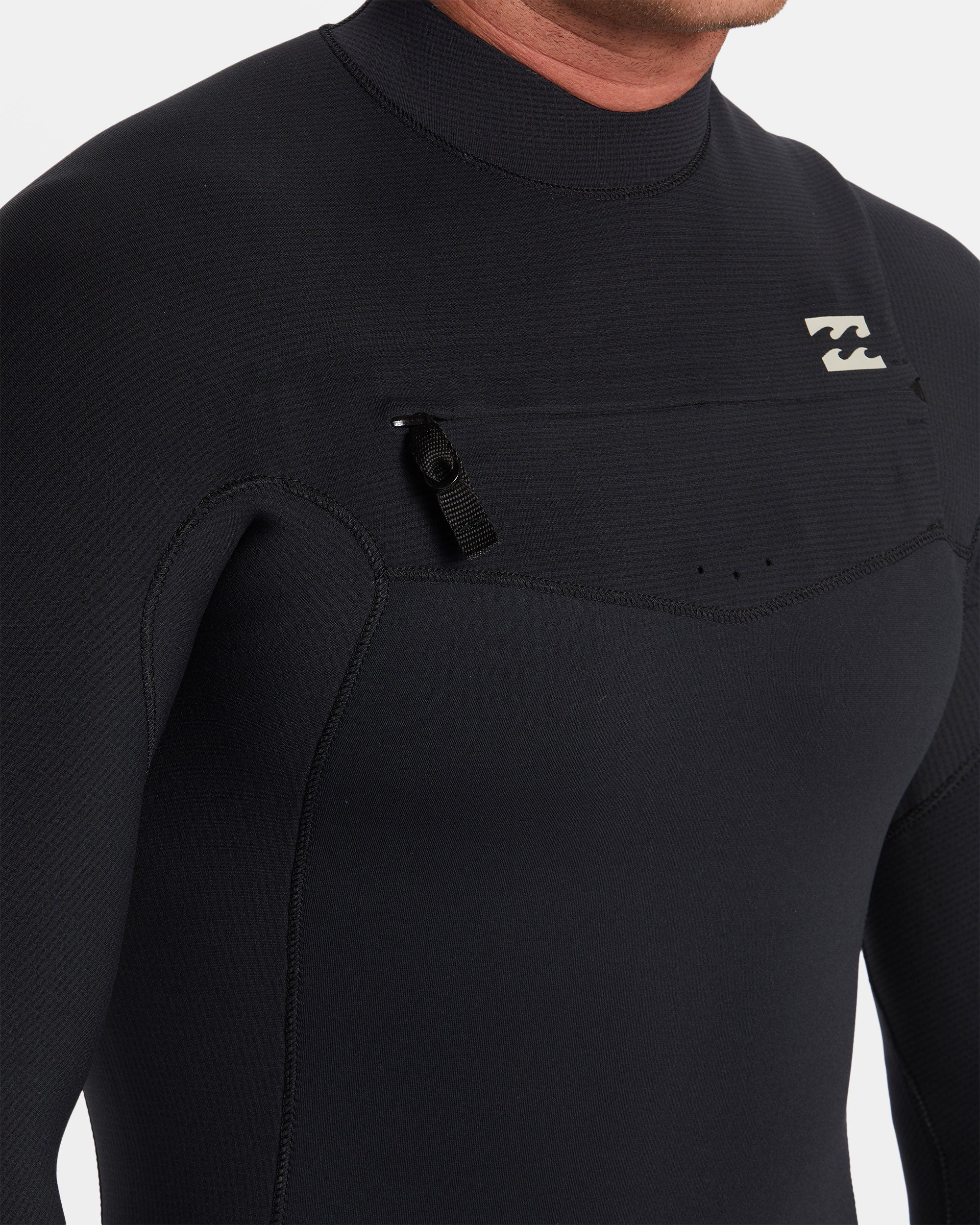 Billabong 4/3mm Revolution Natural Upcycler GBS Chest Zip Wetsuit - Black
