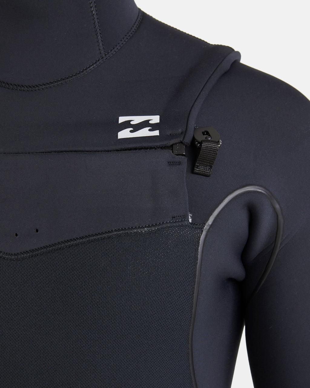 Billabong 6/5mm Furnace Natural Upcycler Welded Chest Zip Wetsuit - Black