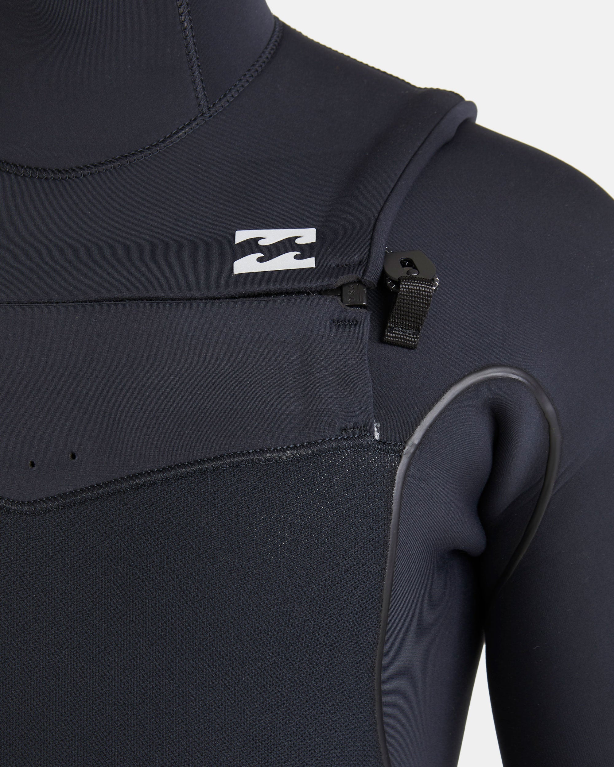 Billabong 6/5mm Furnace Natural Upcycler Welded Chest Zip Wetsuit - Black