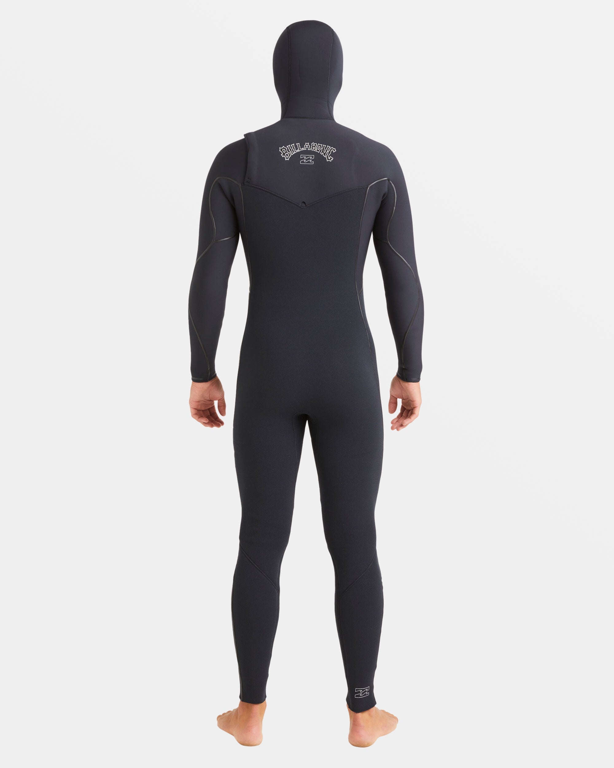 Billabong 6/5mm Furnace Natural Upcycler Welded Chest Zip Wetsuit - Black