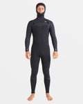 Billabong 6/5mm Furnace Natural Upcycler Welded Chest Zip Wetsuit - Black
