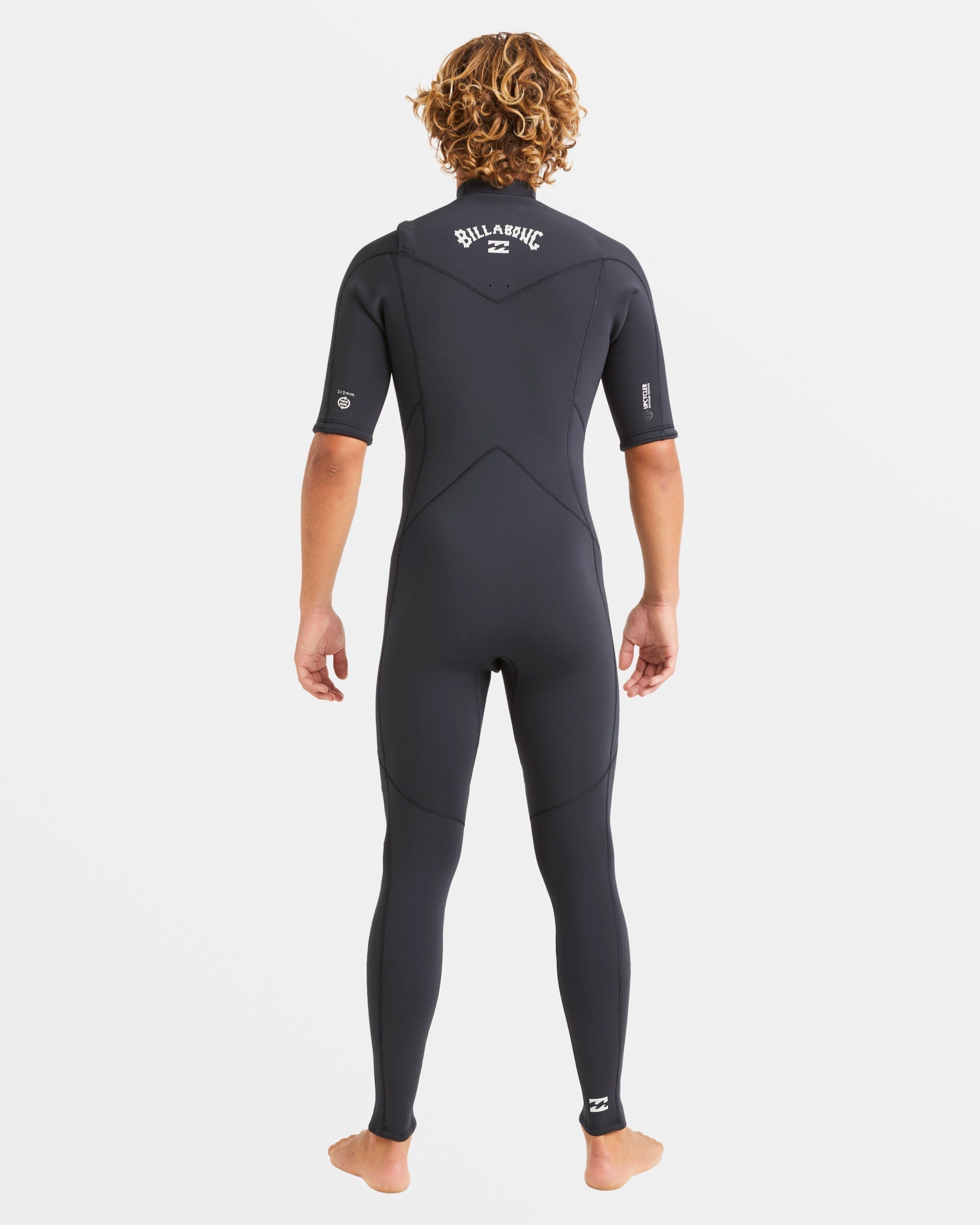 Billabong 2/2mm Absolute Natural Upcycler GBS Chest Zip Wetsuit - Black