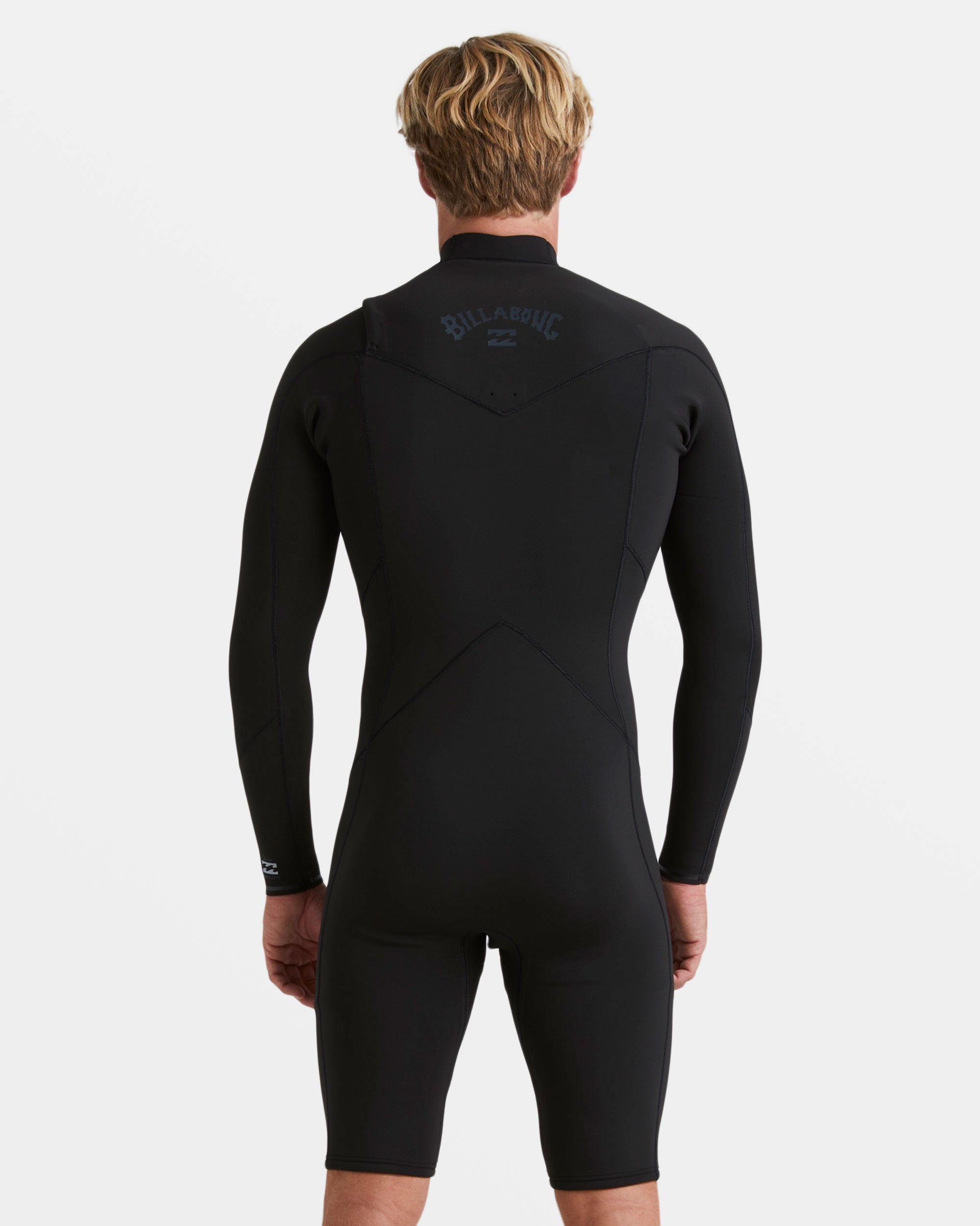Billabong 2/2mm Revolution Natural Upcycler GBS Chest Zip Long Sleeve Springsuit - Black