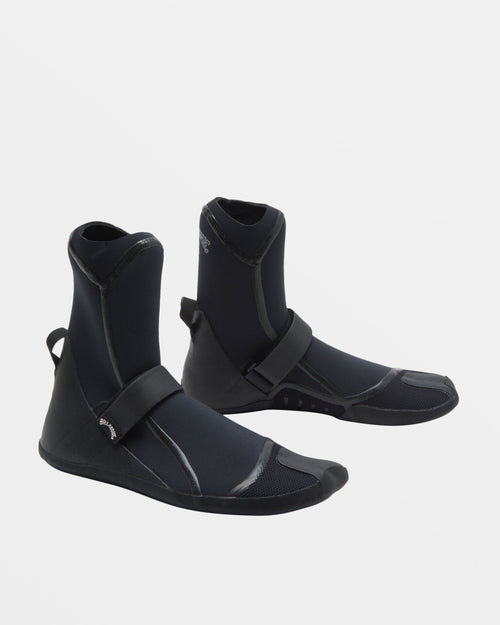 Billabong 3mm Furnace Upcycler Welded Hidden Split Toe Wetsuit Boots - Black