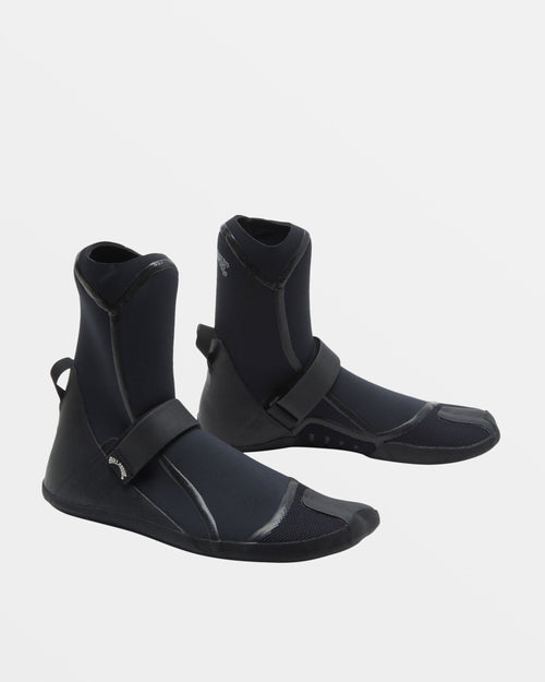 Billabong 5mm Furnace Upcycler Welded Hidden Split Toe Wetsuit Boots - Black