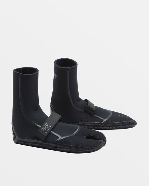 Billabong 3mm Furnace Upcycler Welded Split Toe Wetsuit Boots - Black