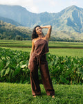 Billabong Double Take Elastic Waist Pants - Teak