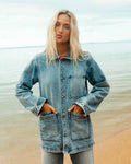 Billabong Denim Chore Coat - Atlantic Deep