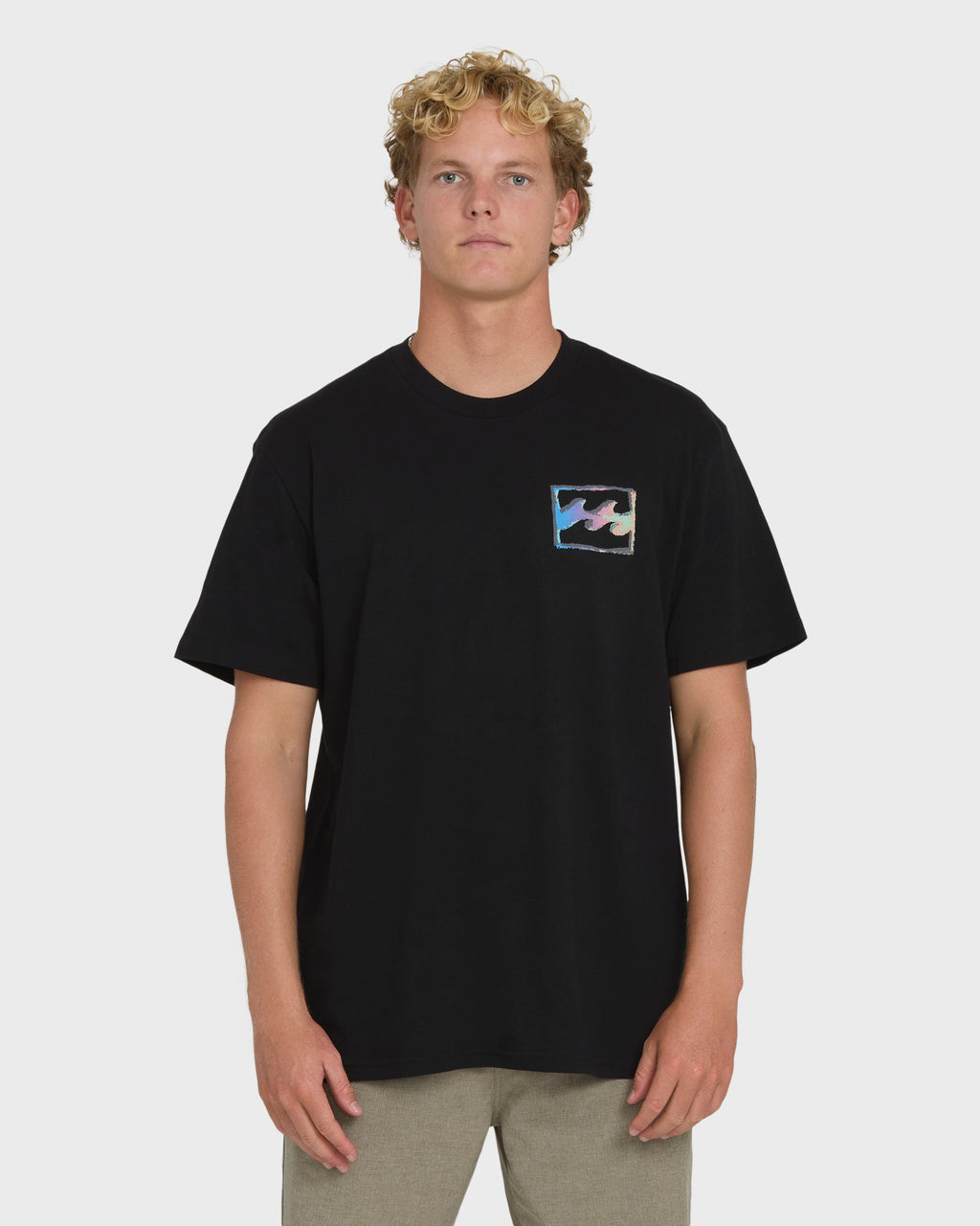 Billabong Crayon Wave Premium Short Sleeve T-Shirt - Black