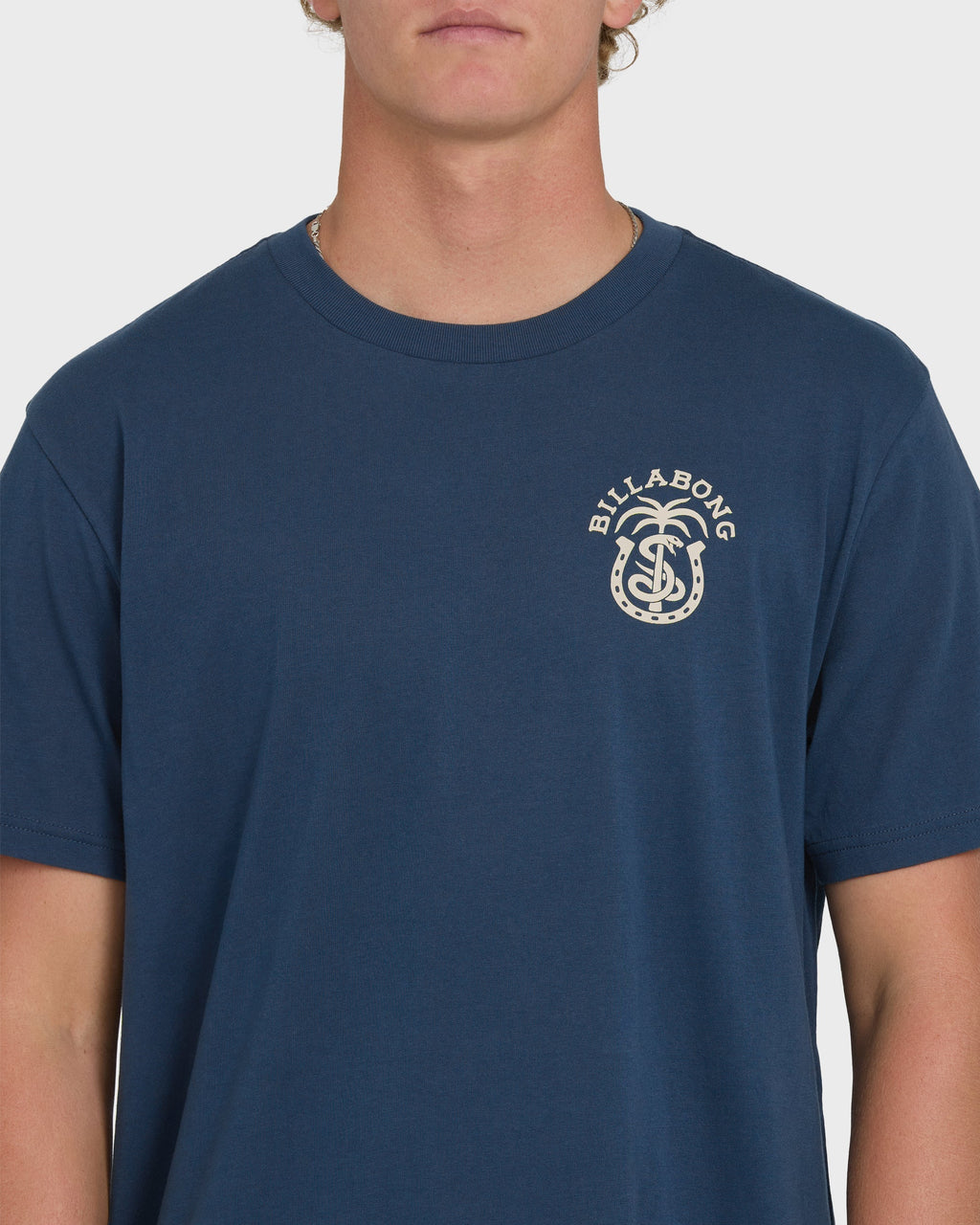 Billabong Forge Premium Short Sleeve Cotton T-Shirt - Dark Denim