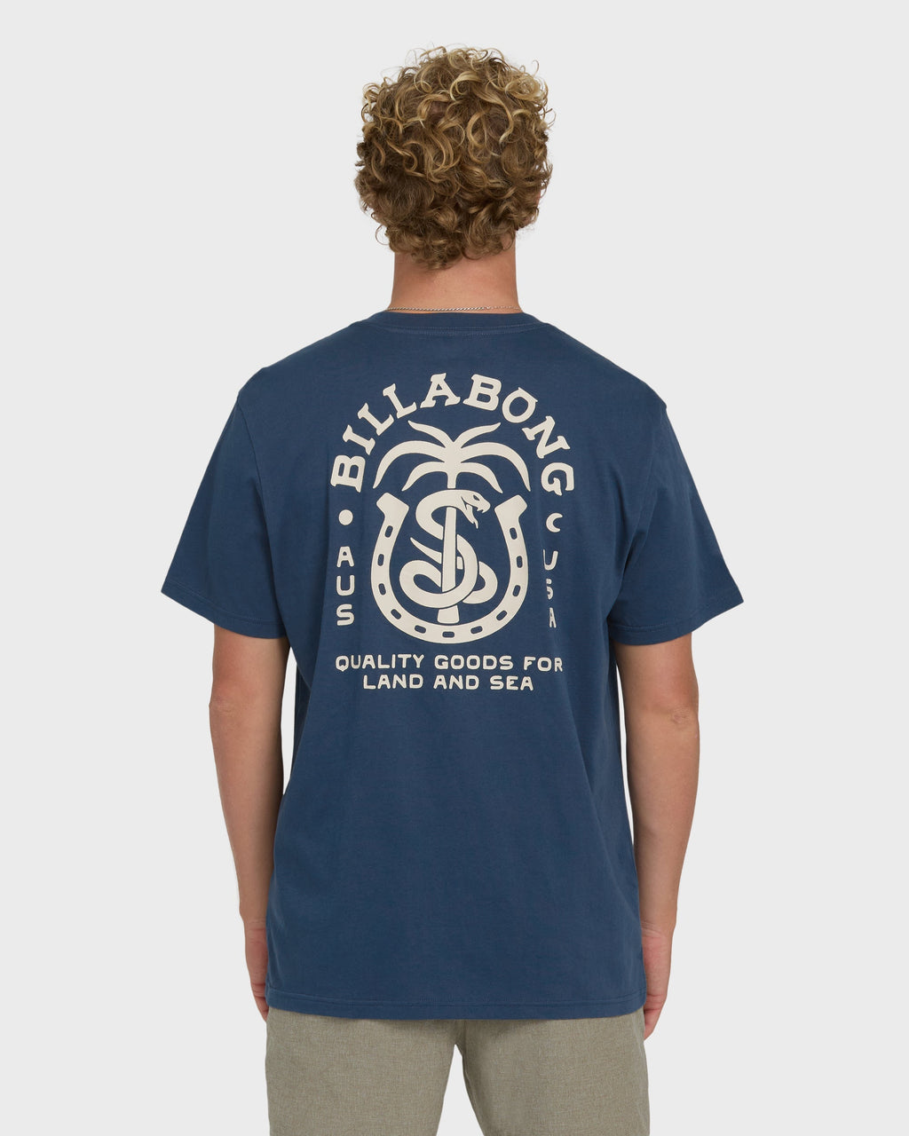 Billabong Forge Premium Short Sleeve Cotton T-Shirt - Dark Denim