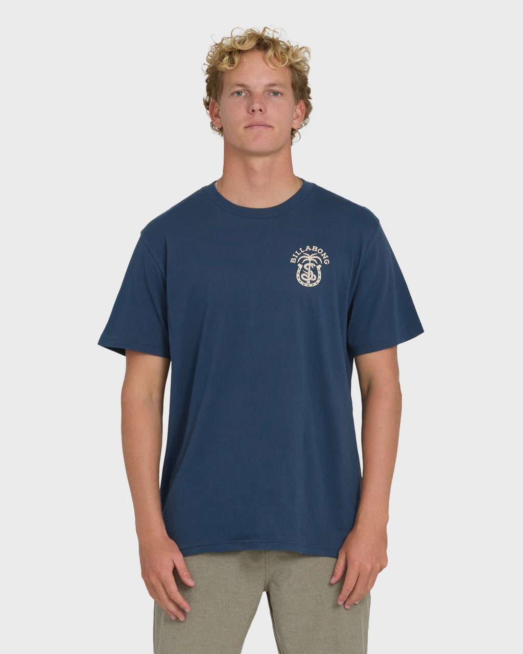 Billabong Forge Premium Short Sleeve Cotton T-Shirt - Dark Denim