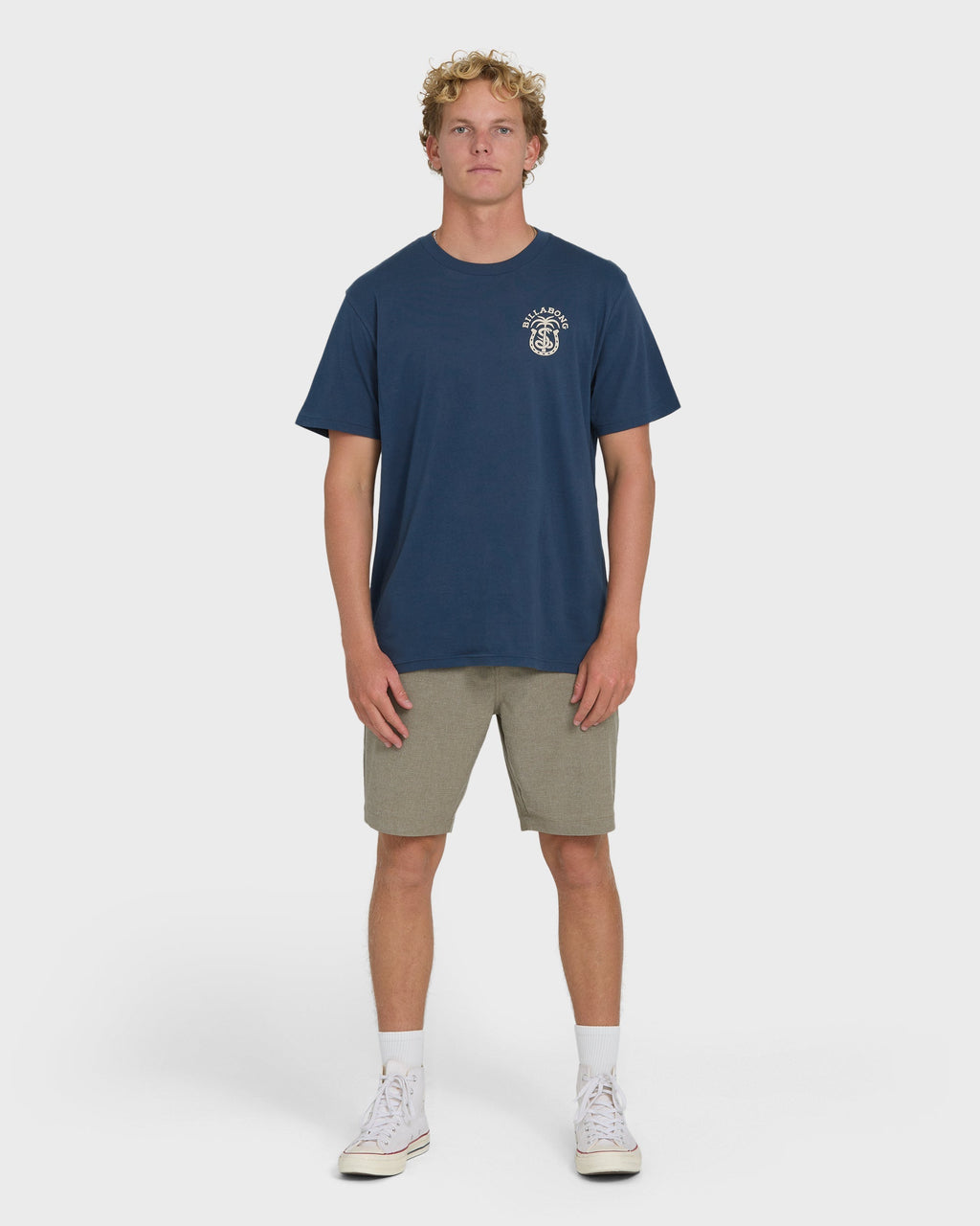Billabong Forge Premium Short Sleeve Cotton T-Shirt - Dark Denim