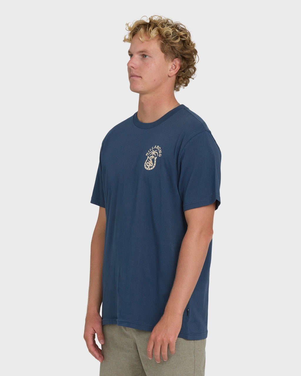 Billabong Forge Premium Short Sleeve Cotton T-Shirt - Dark Denim