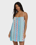 Billabong Beach Song Printed Cover-Up - Dream Blue