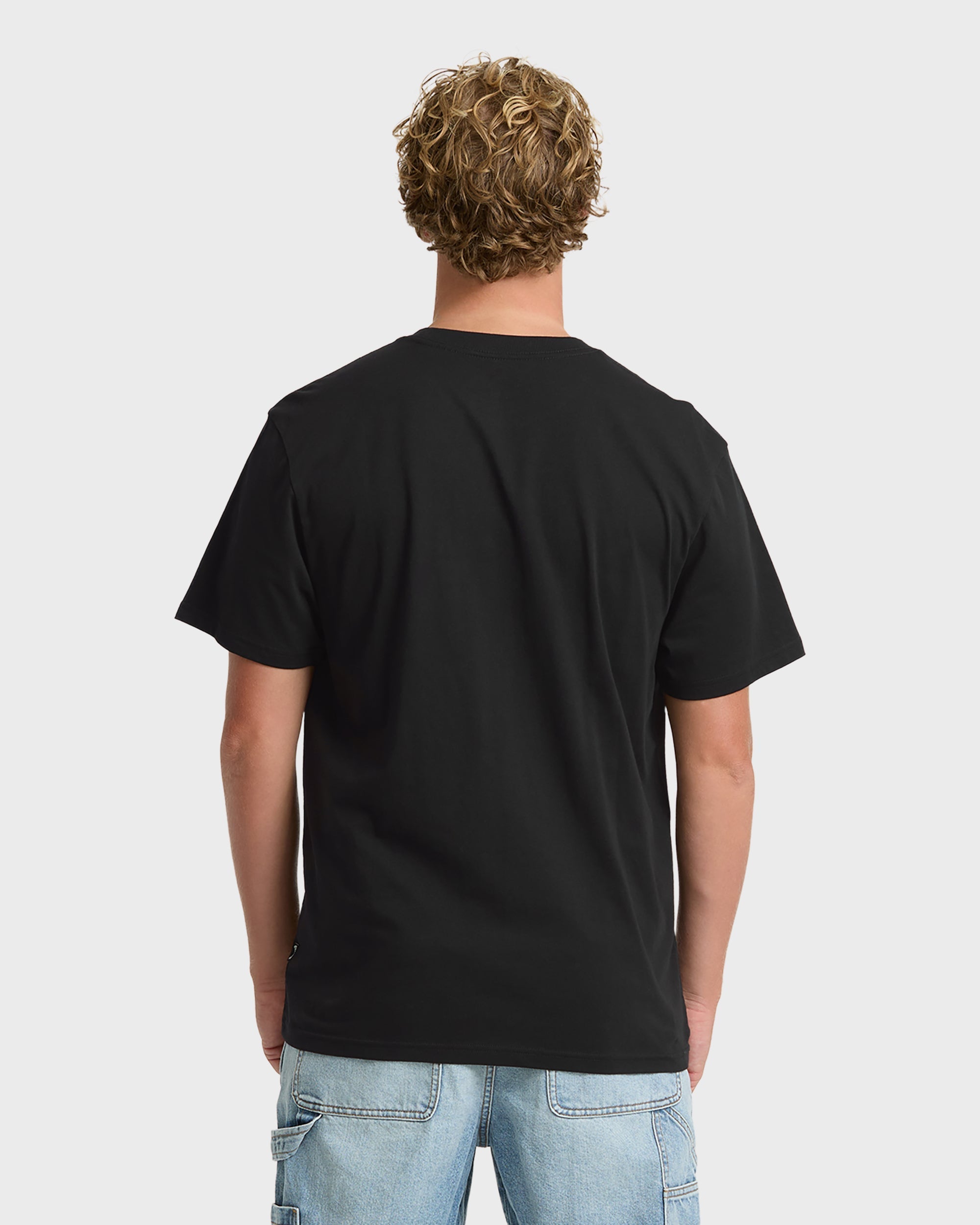 Billabong Occys Point Premium Short Sleeve Cotton T-Shirt - Black