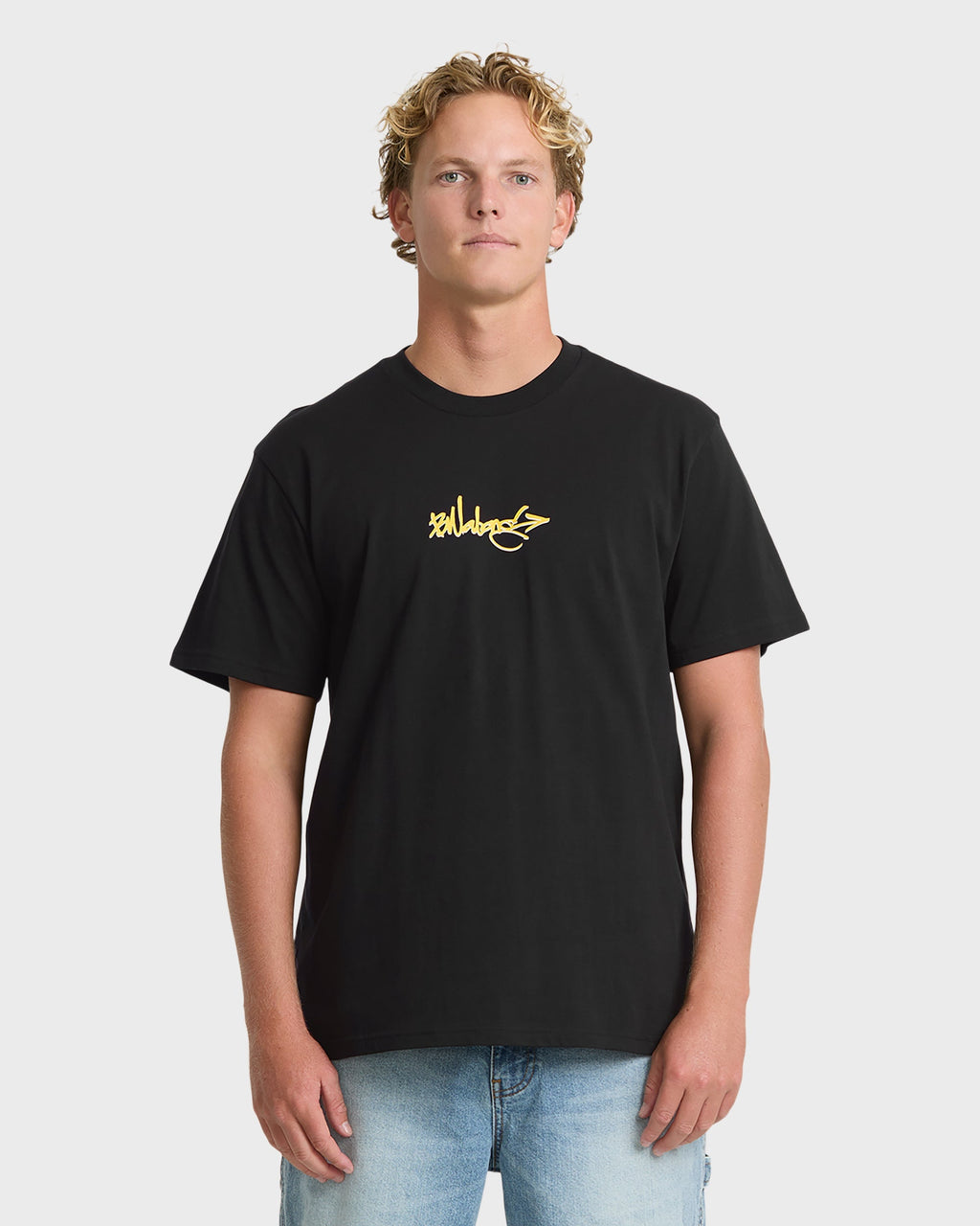 Billabong Occys Point Premium Short Sleeve Cotton T-Shirt - Black