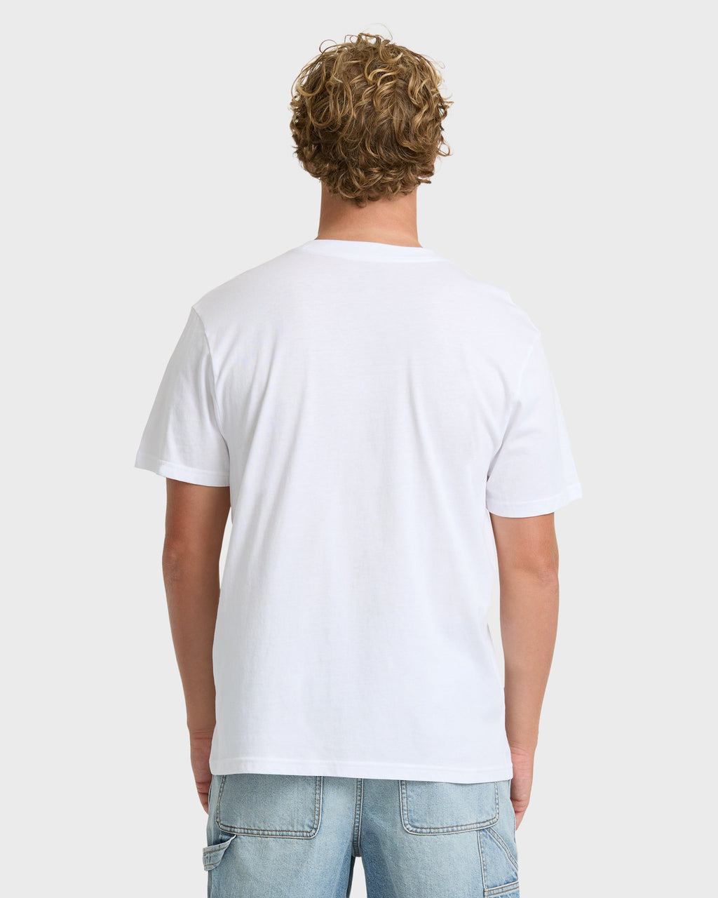 Billabong Occys Point Premium Short Sleeve Cotton T-Shirt - White