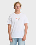 Billabong Occys Point Premium Short Sleeve Cotton T-Shirt - White